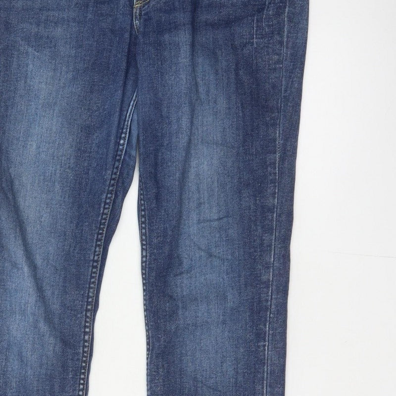 Additional view of L.O.G.G. Men’s Blue W30 Slim Straight Medium Wash Stretch Jeans