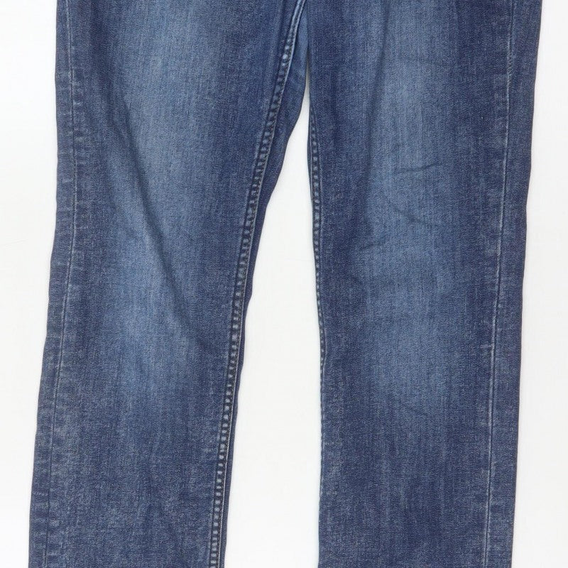 Additional view of L.O.G.G. Men’s Blue W30 Slim Straight Medium Wash Stretch Jeans