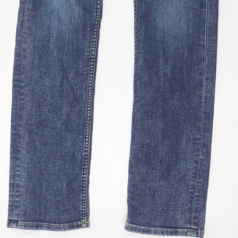 Additional view of L.O.G.G. Men’s Blue W30 Slim Straight Medium Wash Stretch Jeans