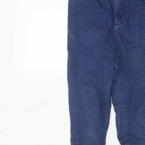 Topshop Moto Women’s Blue UK 8 W26 L28 High Rise Skinny Jeans