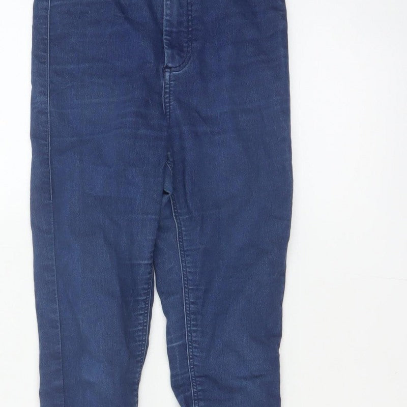Topshop Moto Women’s Blue UK 8 W26 L28 High Rise Skinny Jeans