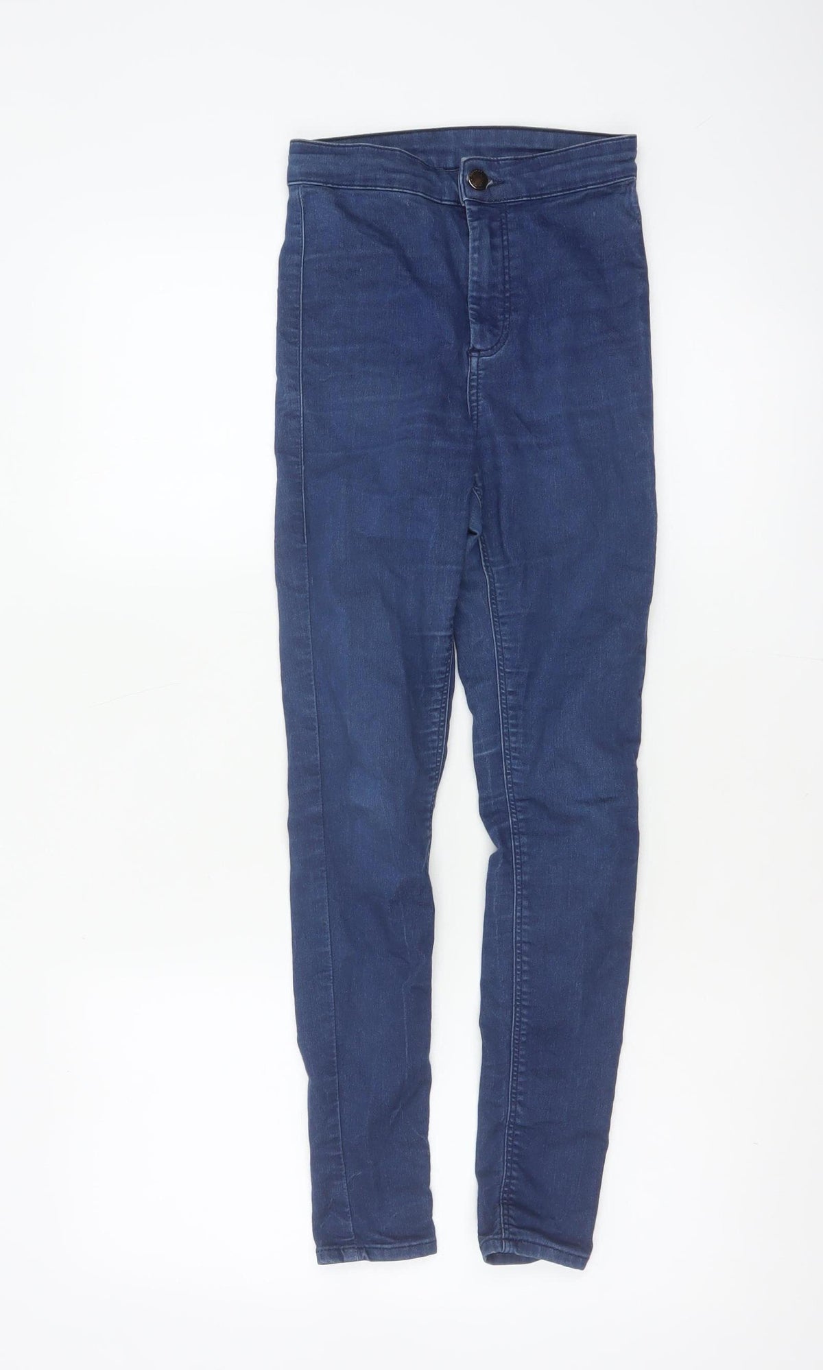 Topshop Moto Women’s Blue UK 8 W26 L28 High Rise Skinny Jeans