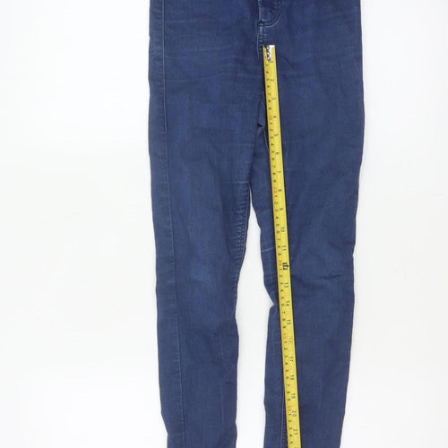 Topshop Moto Women’s Blue UK 8 W26 L28 High Rise Skinny Jeans
