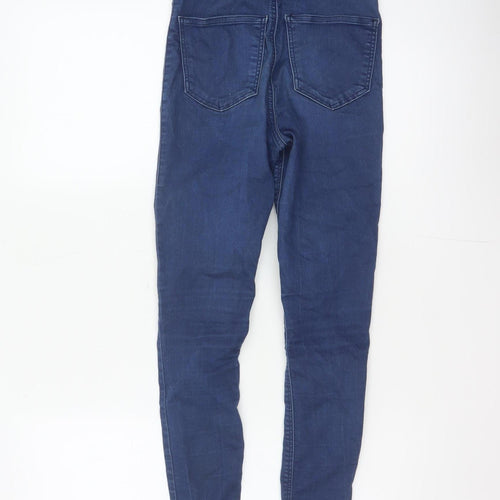 Topshop Moto Women’s Blue UK 8 W26 L28 High Rise Skinny Jeans