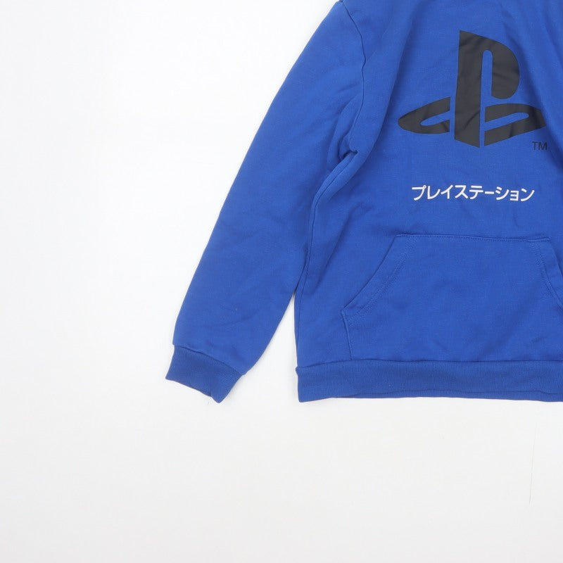 Additional view of PlayStation boys’ blue 9-10 years pullover graphic hoodie