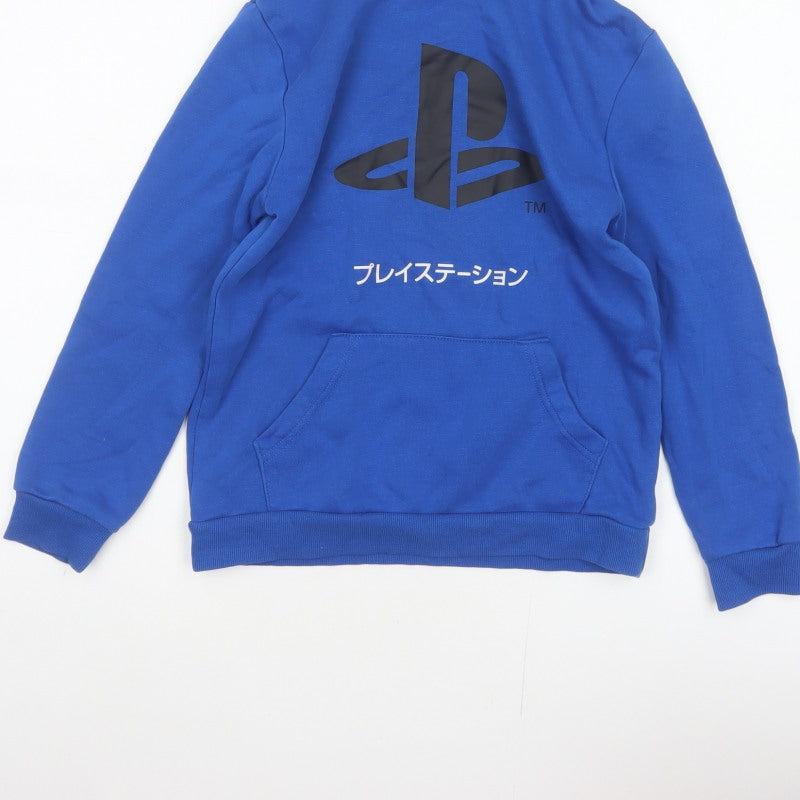 Additional view of PlayStation boys’ blue 9-10 years pullover graphic hoodie