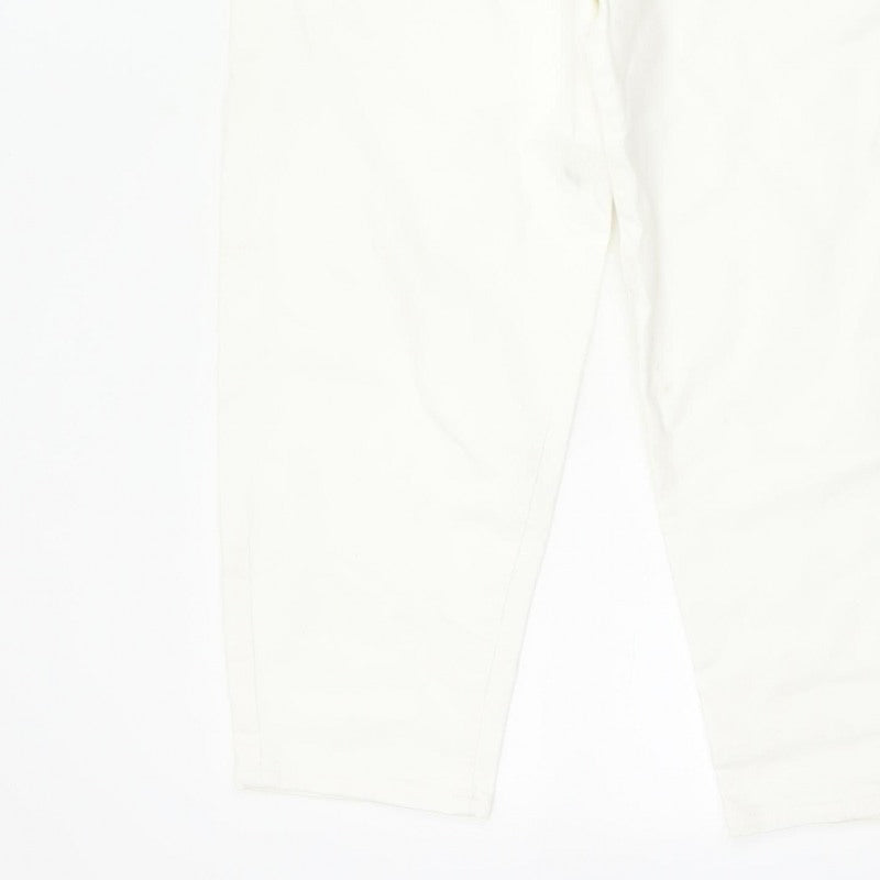 Marks & Spencer Women White Size 12 Short Mom High Rise Jeans