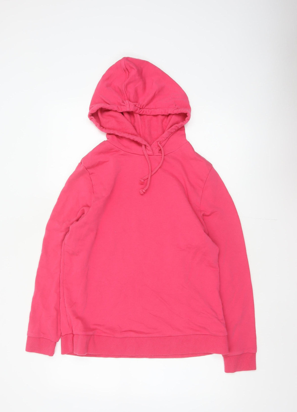 Marks and Spencer Women’s Pink Size 14 Hooded Drawstring Sweatshirt Jacket