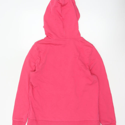 Marks and Spencer Women’s Pink Size 14 Hooded Drawstring Sweatshirt Jacket