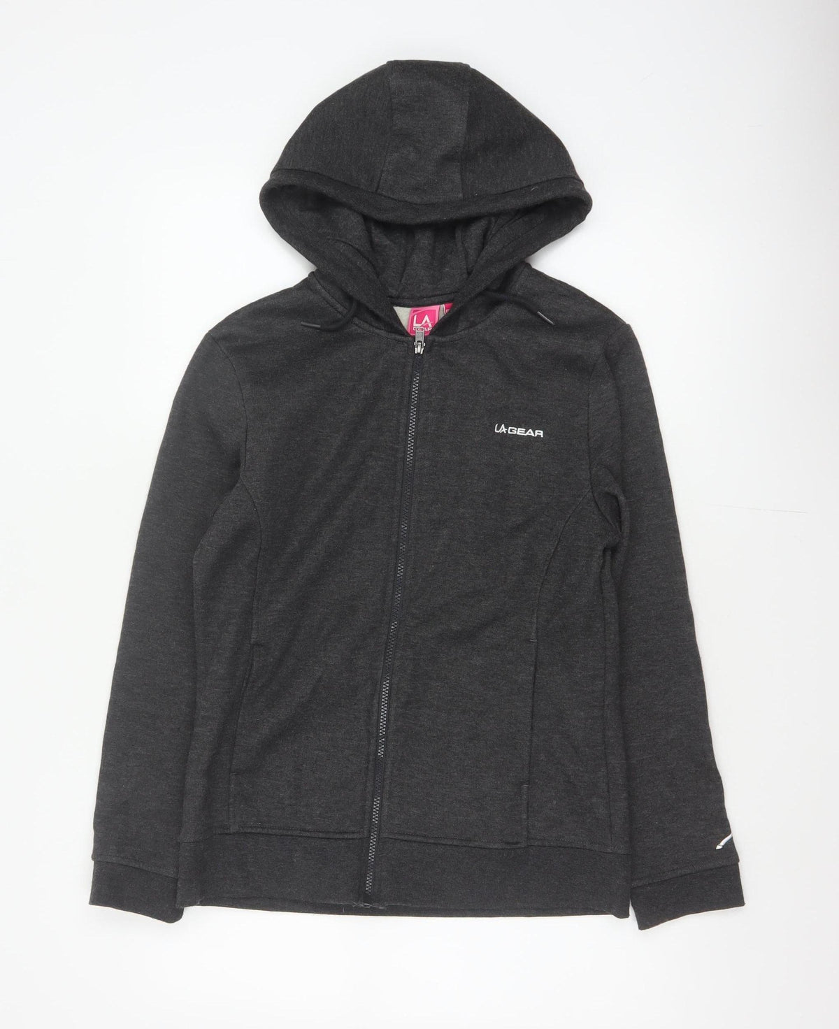 LA Gear Women’s Black UK 12 Full Zip Hooded Fleece Hoodie