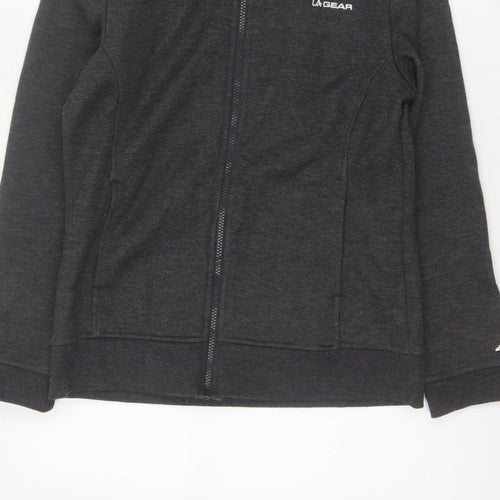 LA Gear Women’s Black UK 12 Full Zip Hooded Fleece Hoodie