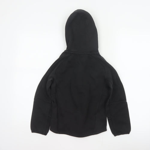 Puma Boys Black Full Zip Hooded Sweatshirt UK 10 Years Logo Sports