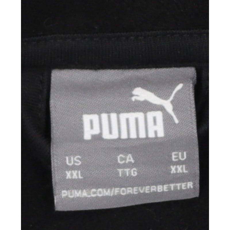 Puma Men’s Black 2XL Full Zip Hooded Fleece Sweatshirt Logo