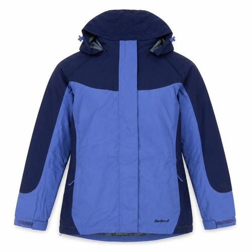 Peter Storm Women’s Blue Hooded Rain Jacket Size 12 Outdoor