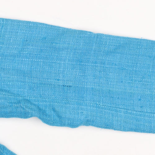 DStudio Women Blue UK 8 100% Silk Tussah Single-Breasted Blazer
