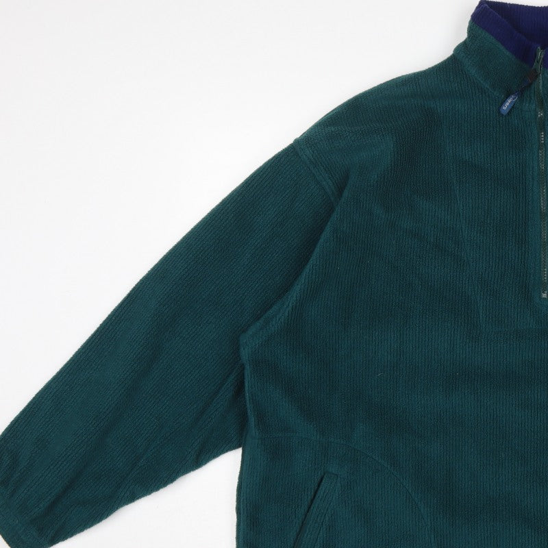 Additional view of Tom Sayers Men's Green XL 1/2 Zip Fleece Pullover Sweatshirt