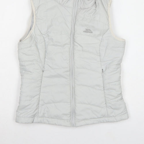 Trespass Women White S Quilted Puffer Bodywarmer Waistcoat