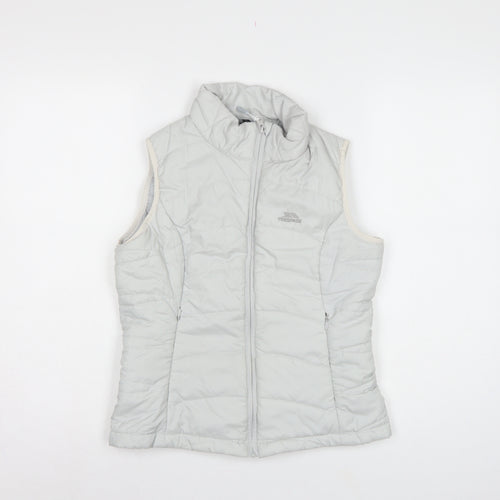 Trespass Women White S Quilted Puffer Bodywarmer Waistcoat