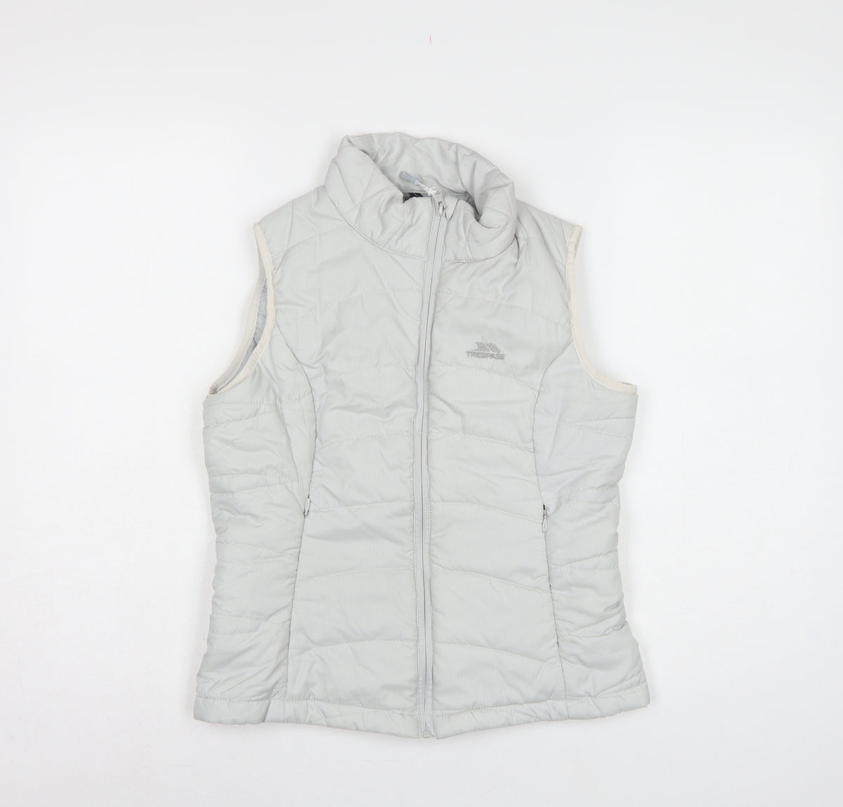 Trespass Women White S Quilted Puffer Bodywarmer Waistcoat