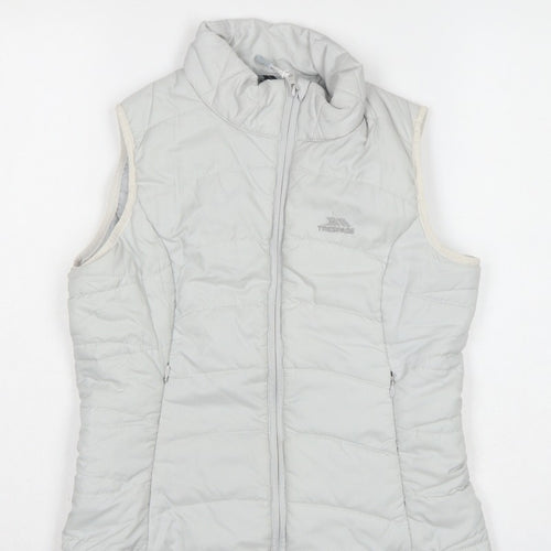 Trespass Women White S Quilted Puffer Bodywarmer Waistcoat