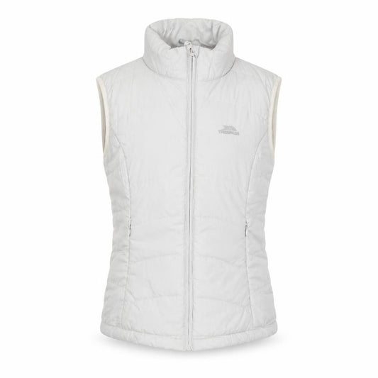Trespass Women White S Quilted Puffer Bodywarmer Waistcoat
