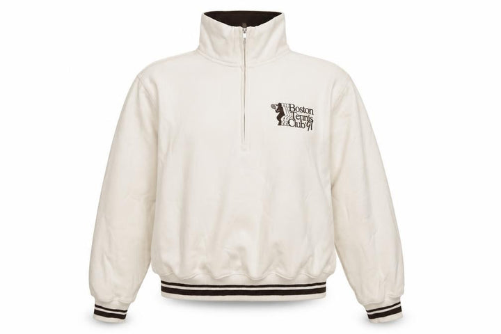 Hollister Women’s Ivory S 1/4 Zip Boston Tennis Club Sweatshirt