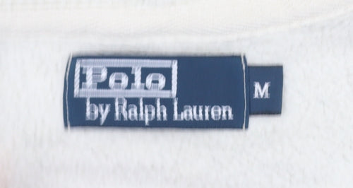 Polo Ralph Lauren Men’s Grey M Full Zip Logo Hoodie Fleece