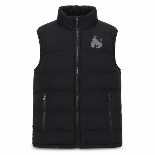 Mengo Teens Black XS Padded Puffer Waistcoat Full Zip