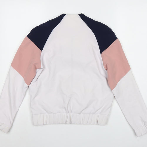 Stradivarius Women's Multicoloured UK 8 Bomber Jacket Full Zip