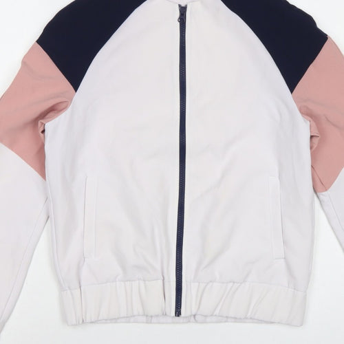 Stradivarius Women's Multicoloured UK 8 Bomber Jacket Full Zip