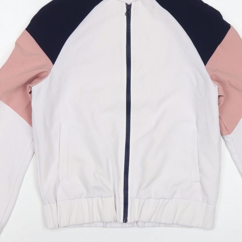 Stradivarius Women's Multicoloured UK 8 Bomber Jacket Full Zip