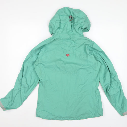 Sherpa Women’s Green XS Hooded Rain Jacket Lightweight Outdoor Shell