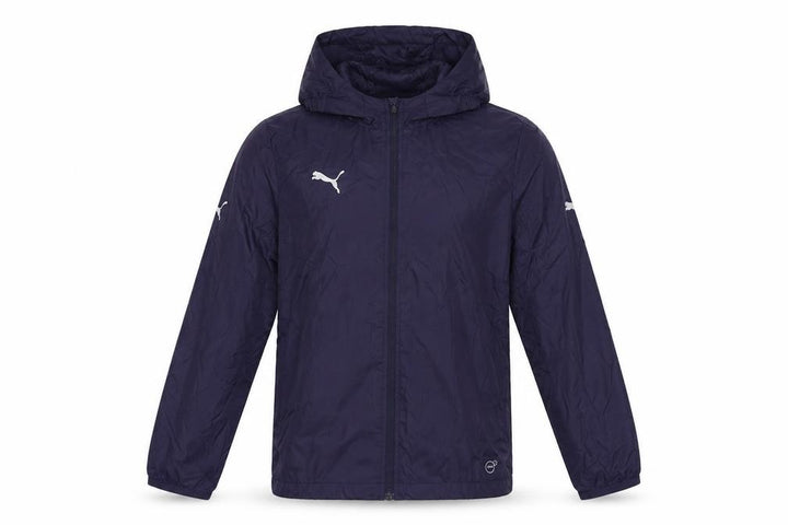 Puma Boys Blue 11-12 Years Windbreaker Hooded Full Zip Jacket