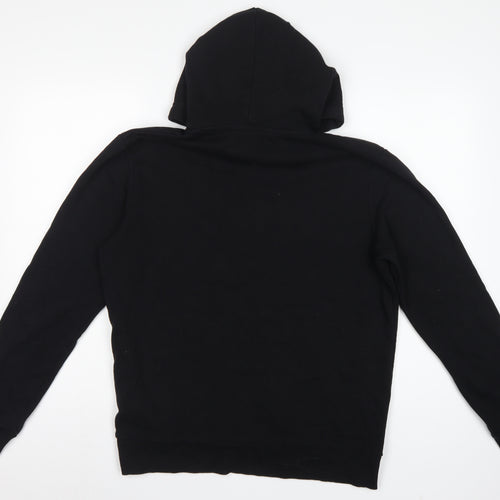Jack & Jones Men’s Black L Logo Graphic Pullover Hoodie
