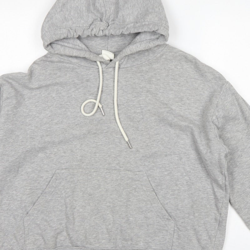 Additional view of H&M Women Grey M Pullover Hoodie Drawstring Kangaroo Pocket