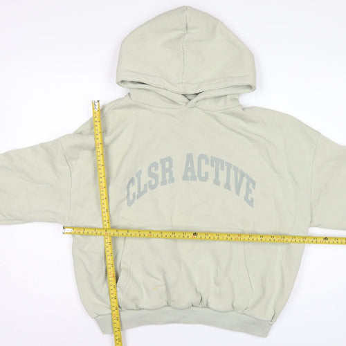 Closure LDN Women’s Beige UK 8 Pullover Hoodie Graphic Print