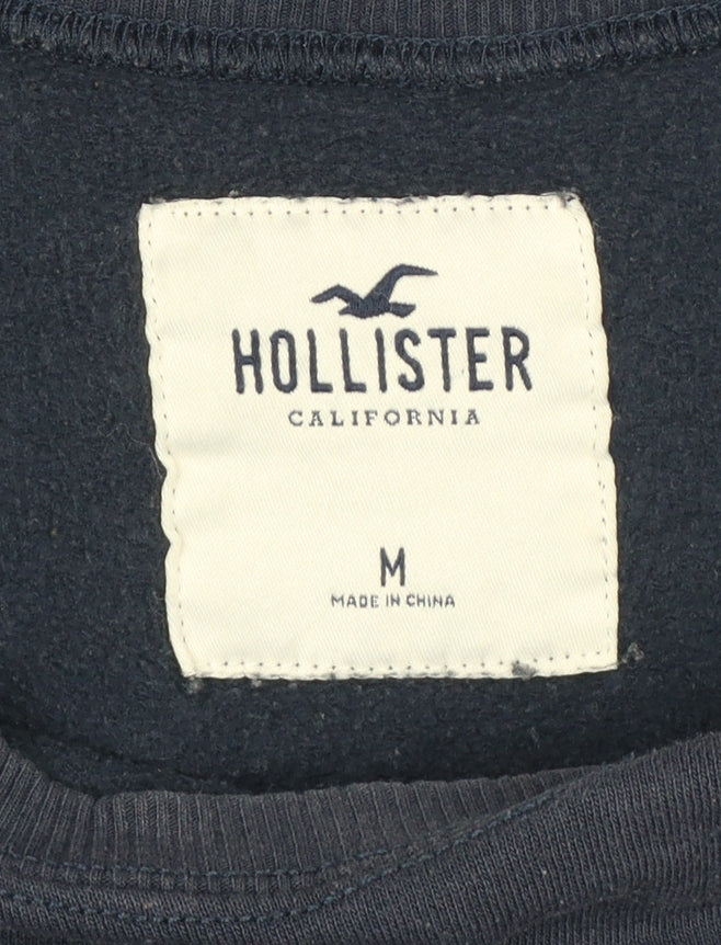 Additional view of Hollister Women’s Blue M Logo Crew Neck Pullover Sweatshirt