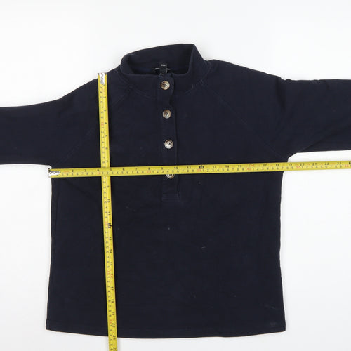 Baukjen Women’s Navy Blue UK 8 Henley Button Sweatshirt