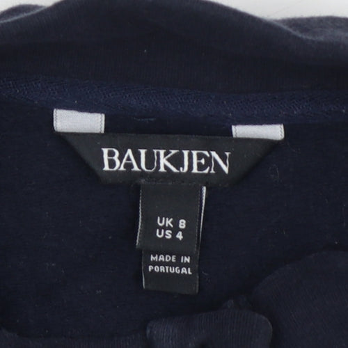 Baukjen Women’s Navy Blue UK 8 Henley Button Sweatshirt