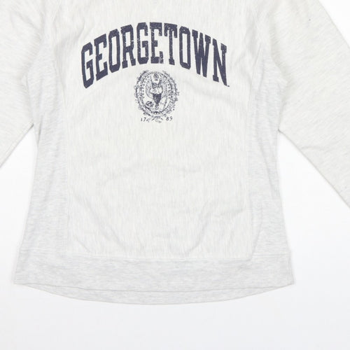 Champion Women’s Grey M Georgetown Reverse Weave Crew Neck Sweatshirt