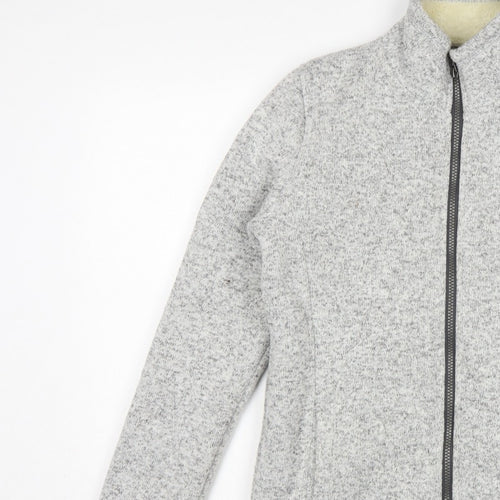 Peter Storm Women’s Grey Size 12 Fleece Lined Full Zip Jacket