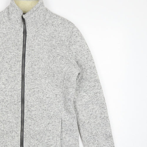 Peter Storm Women’s Grey Size 12 Fleece Lined Full Zip Jacket