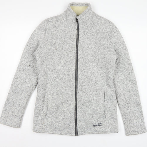Peter Storm Women’s Grey Size 12 Fleece Lined Full Zip Jacket