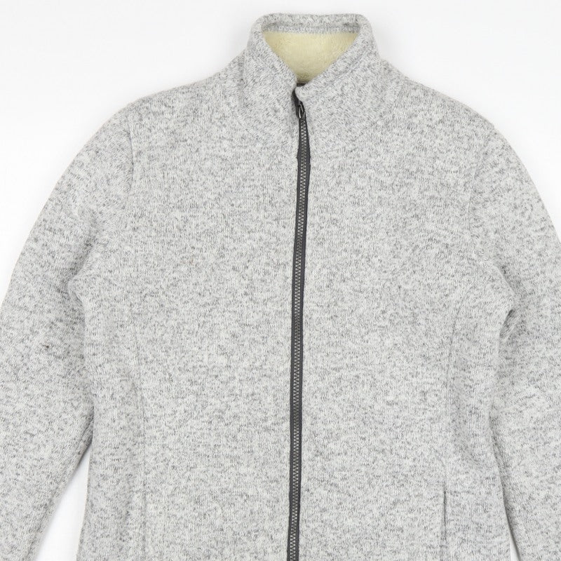 Peter Storm Women’s Grey Size 12 Fleece Lined Full Zip Jacket