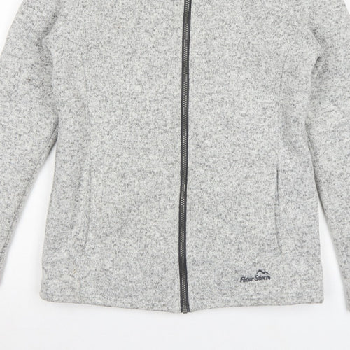 Peter Storm Women’s Grey Size 12 Fleece Lined Full Zip Jacket