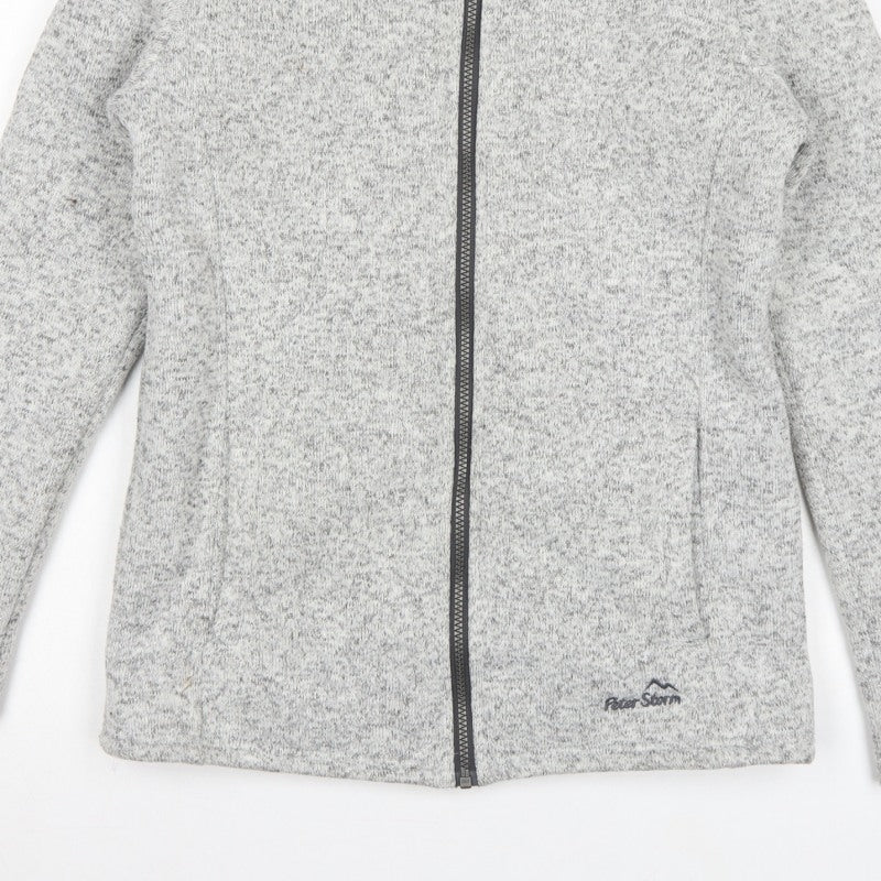 Peter Storm Women’s Grey Size 12 Fleece Lined Full Zip Jacket