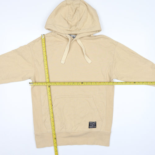 The Stronghold Men’s Beige XS Pullover Hoodie Venice CA Logo