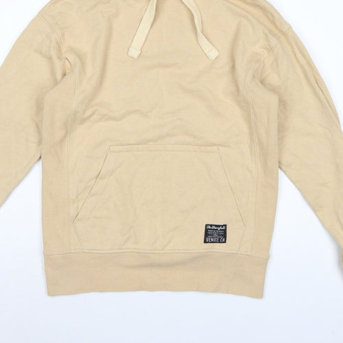 The Stronghold Men’s Beige XS Pullover Hoodie Venice CA Logo