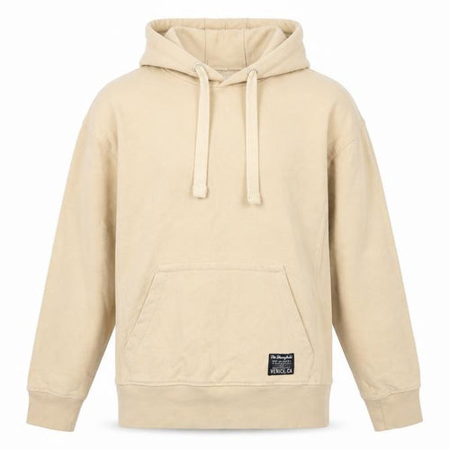 The Stronghold Men’s Beige XS Pullover Hoodie Venice CA Logo