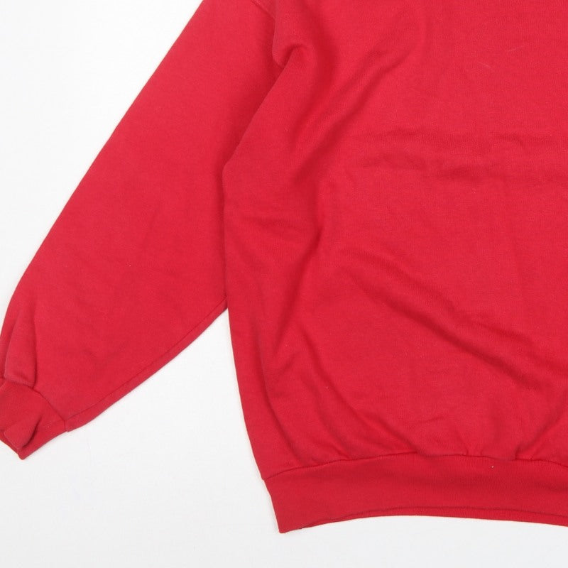 Additional view of Glenmuir Men's Red M Pullover Sweatshirt Wimbledon Park Golf Club